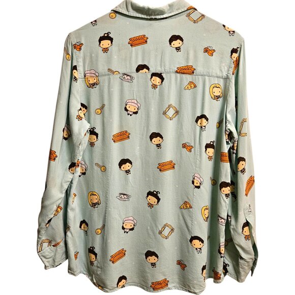 Women's Official F.R.I.E.N.D.S  Button Up Shirt - Picture 3 of 9